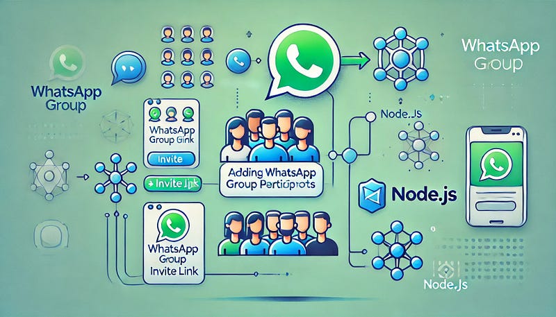 Add WhatsApp Group Participants With An Invite Link Using Node Js