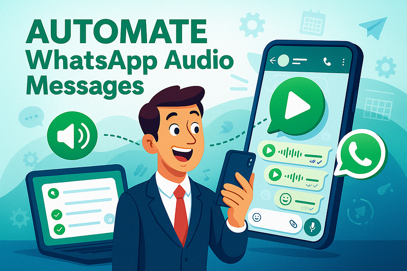 Automate WhatsApp Audio Messages