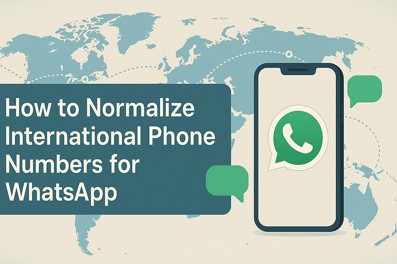 How To Normalize International Phone Numbers For WhatsApp