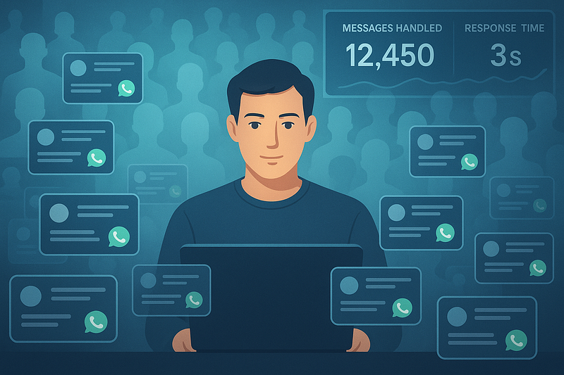 How To Scale WhatsApp Support Without Hiring More Staff