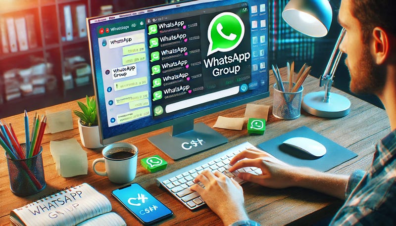 Send Messages To WhatsApp Groups Using C