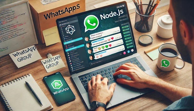Send Messages To WhatsApp Groups Using Node Js