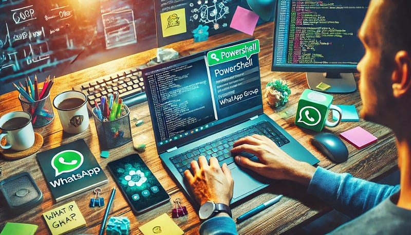 Send Messages To WhatsApp Groups Using Powershell