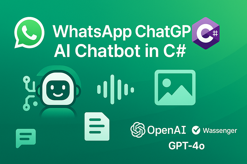 WhatsApp GPT 4o AI Chatbot In C Full Tutorial